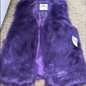 Faux fur vest